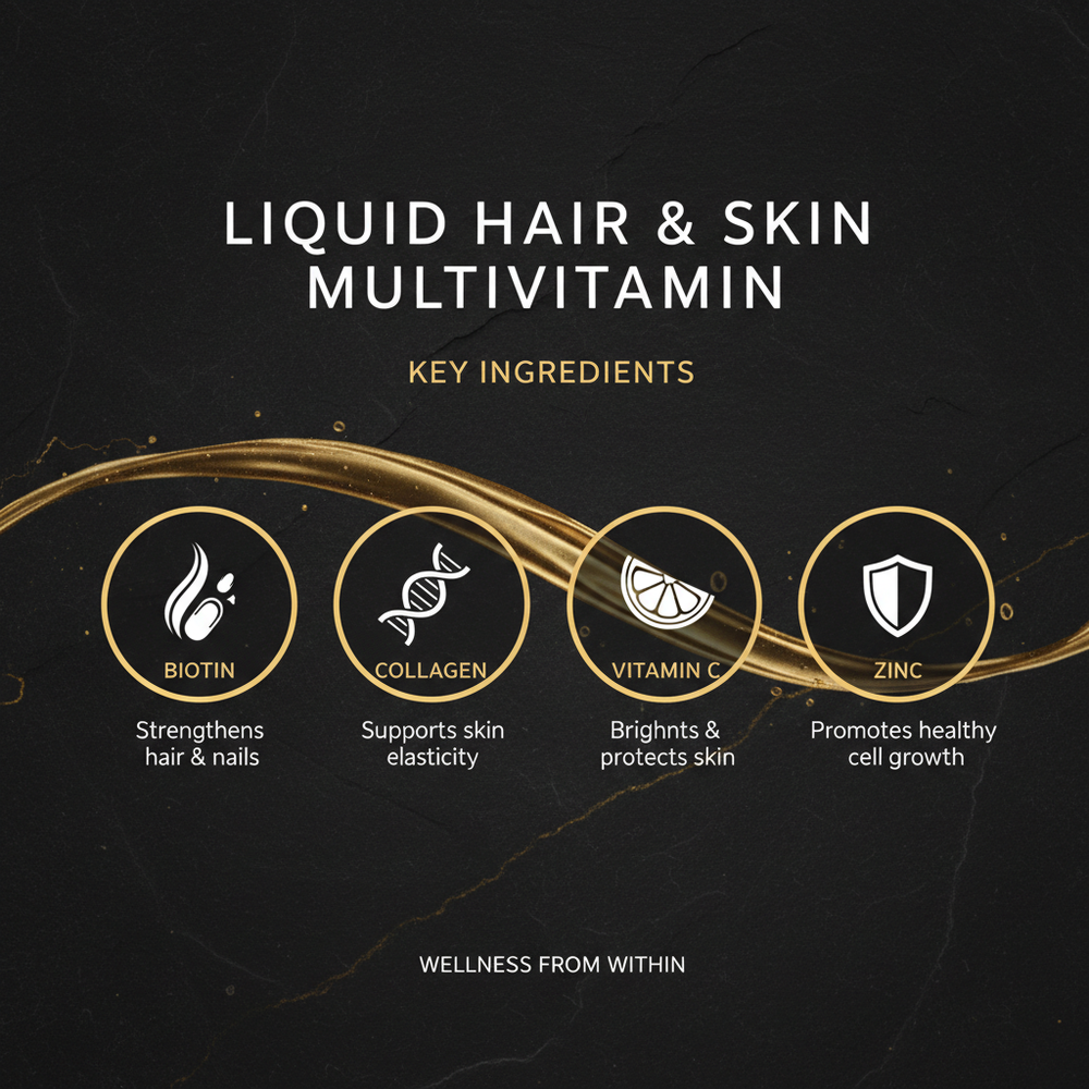 Ingredient spotlight – Biotin, Collagen, Vitamin C, and Zinc benefits