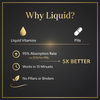 Why Liquid? – Liquid vitamins vs pills comparison infographic